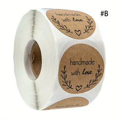 With Love Seal Sticker for Gift Packaging 500pcs