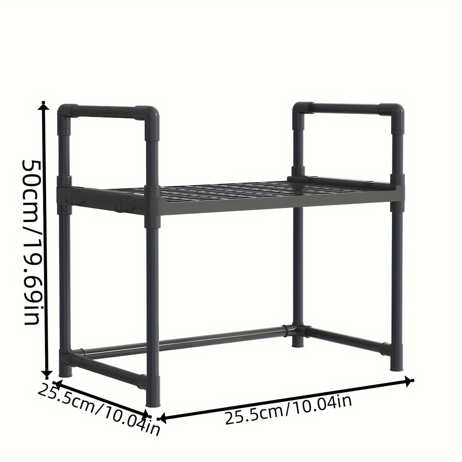 2 Layer Kitchen Storage Rack for Spices and Supplies