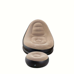 Inflatable Deck Chair Lounger Sofa for Indoor and Outdoor Use