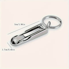 Portable Folding Nail Clipper Keychain Ultra thin Nail Clipper Trimmer