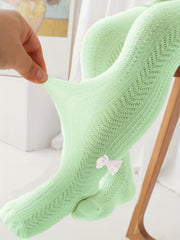 Toddler Girls' Soft Footed Leggings Stocking Baby Kids Winter Knitted Leggings