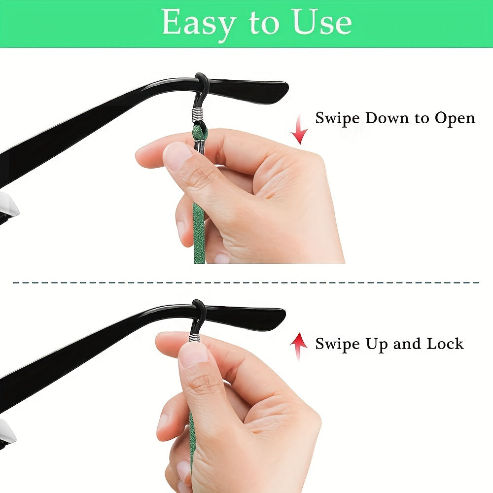 Adjustable Solid Glasses Chain Non Slip Eyewear Accessory