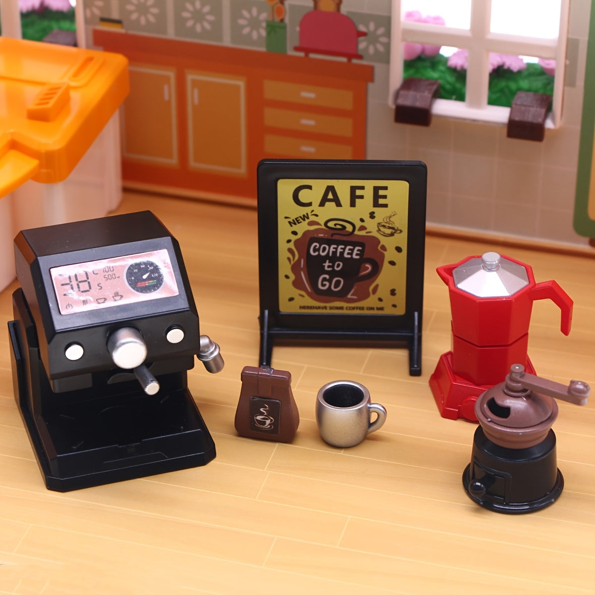 Dollhouse Coffee Series Model OB11 Micro Scene Props Accessories