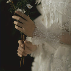 Bridal Wedding Pearl Gloves Wrist Decor Wedding Dress Cuff