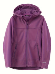 Women's Waterproof Hooded Jacket for Hiking
