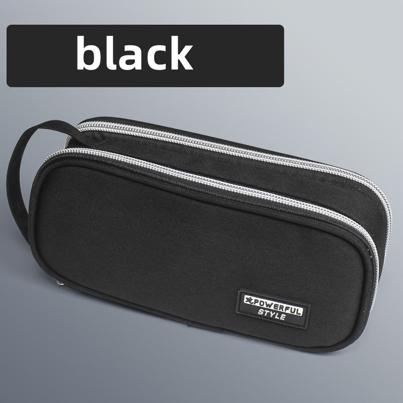 Large Pencil Case Stationery Bag Handheld Pencil Case Cosmetics Portable Gift