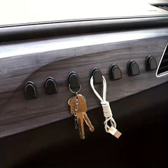8pcs Mini Car Hook Set for Cable, Garbage Bag, Keys - Interior Products