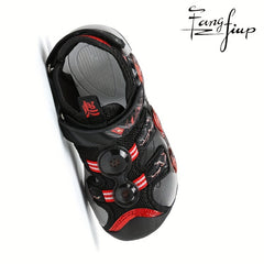 FANGFIUP Boys Sports Sandals Breathable Non-slip Sandals