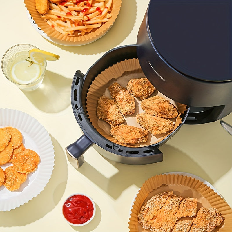 50pcs Air Fryer Special Liners Reusable Baking Paper Thick Mat Household Tools