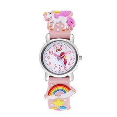 Kids Silicone Unicorn Quartz Watch