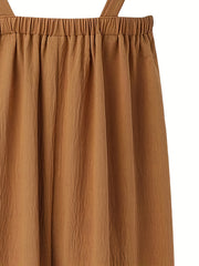 Sleeveless Wide Leg Jumpsuit Spring/Summer Women's Clothing