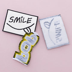 3PCS DIY 3D Letter Decoration Patches For Girls - Sew/Iron On Functional Patches
