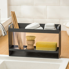 Sink Drain Rack Sponge Cloth Dishwashing Liquid Storage Kitchen Rack