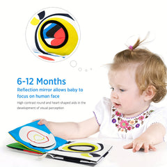 High Contrast Baby Cloth Books Non-Toxic Fabric Touch and Feel Toys