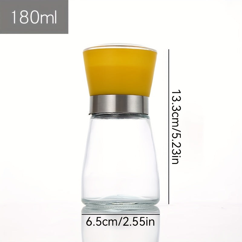 Manual Pepper Grinder Glass Spice Grinder Sea Salt Ginder