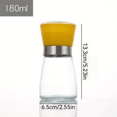 Manual Pepper Grinder Glass Spice Grinder Sea Salt Ginder