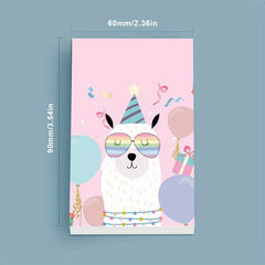 Alpaca Cartoon Sticker Set for Office and Student Stationery