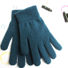 Cashmere Knitted Gloves for Ski Cycling Riding