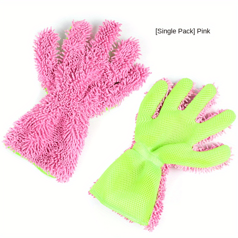Microfiber Car Cleaning Gloves Soft Absorbent Brush for Washing Drying Cars Moto