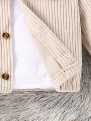 Baby Boys Outdoor Casual Jacket Girls Corduroy Winter Warm