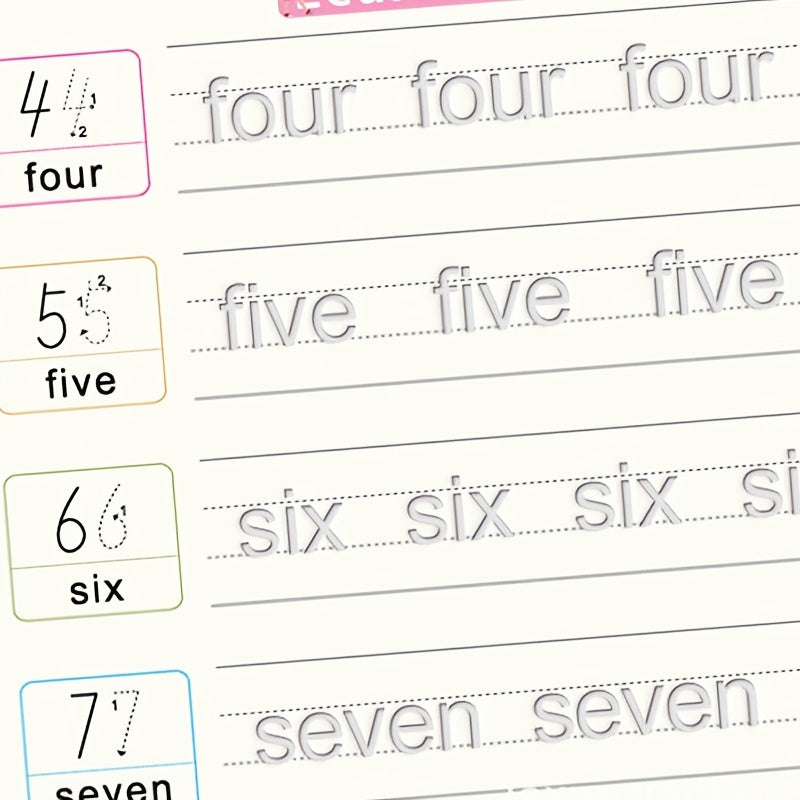 Kids Early Education Bundle: 4 Books, 1 Pen, 6 Refills & 1 Pen Grip