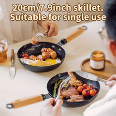 Wave Non-stick Omelette Pan Mini Cast Iron Pots