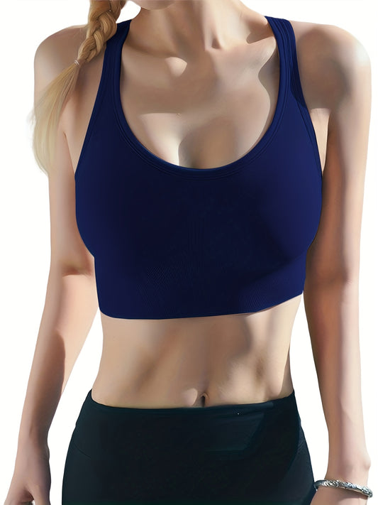 Wireless Sports Bra Comfy Breathable Push Up Shockproof Women's Lingerie