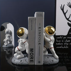Spaceman Book Stand Desk Storage Astronaut Decoration Student Office