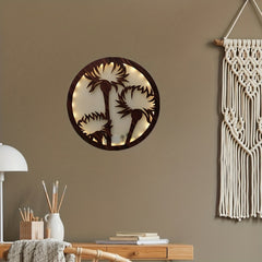 Retro Wooden Wall Decoration LED Light