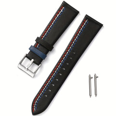Colorful Leather Watch Strap Spring Bars 20mm22mm