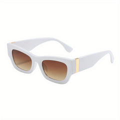 Square Frame Sunglasses Wide Temple Polarized Glasses