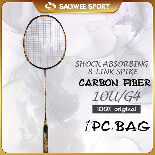 Carbon Fiber Badminton Rackets 10U G4 Golden Dragon Max 13