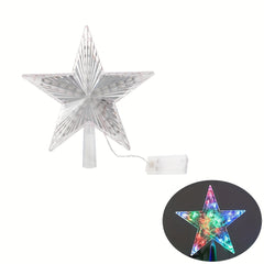 Christmas Tree Topper Star Xmas Tree Topper Star With Lights LED Night Light