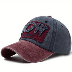 Vintage Embroidered Baseball Cap Unisex Cotton Sun Hat