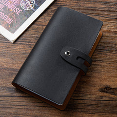 RFID Credit Card Holder 96 Card Slots Large Capacity PU Leather Card Holder