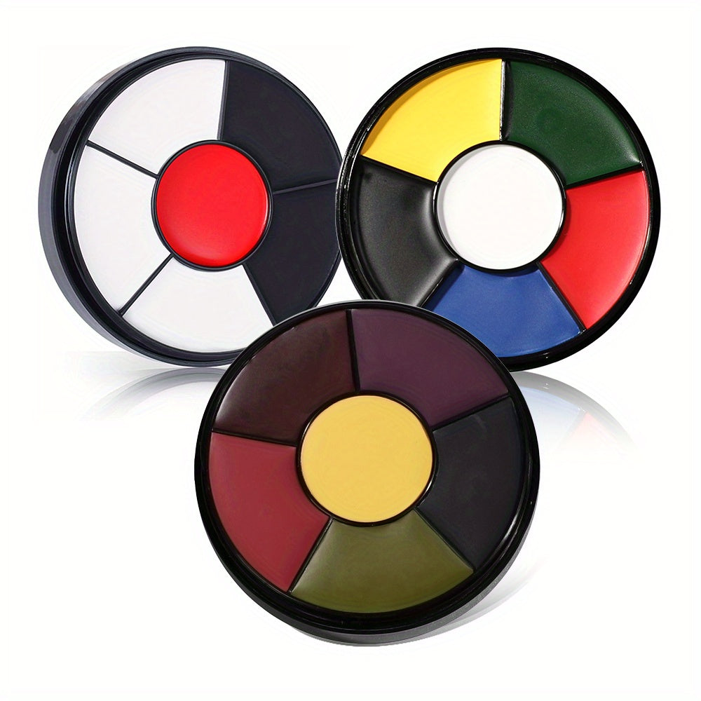 6 Colors Face Paint Palette DIY Waterproof Long Lasting Non Toxic