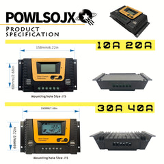 1pc Solar Charge Controller For Lithium Solar Panel Regulator