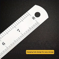 Stainless Steel Ruler 15 24 20 32 30 48 50 8 Cm Inch And Metric Steel Ruler