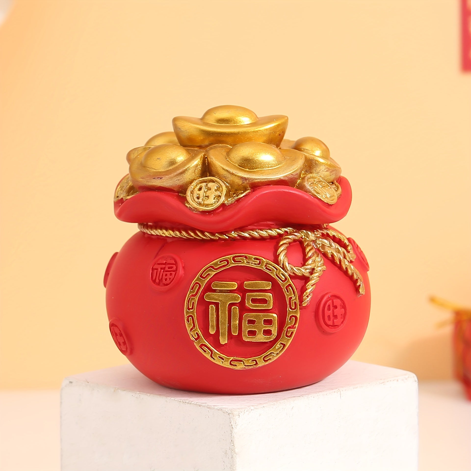 Money Bag Home Decoration Fortune Tree Cake Decoration
