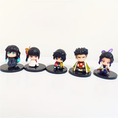 Set of 5 Anime Figures Cake Ornaments
