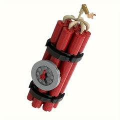 Red Bomb Shape MOC TNT Explosive Building Blocks Toy Model