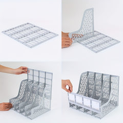 10pcs Desk Organizer File Holder Office Stationery Organizer