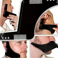 Men Beard Shaping Styling Template Comb - Beard Trim Templates