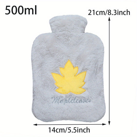 Leaf Style Hot Water Bag Hand Warmer for Indoor Outdoor Camping Travel Winter