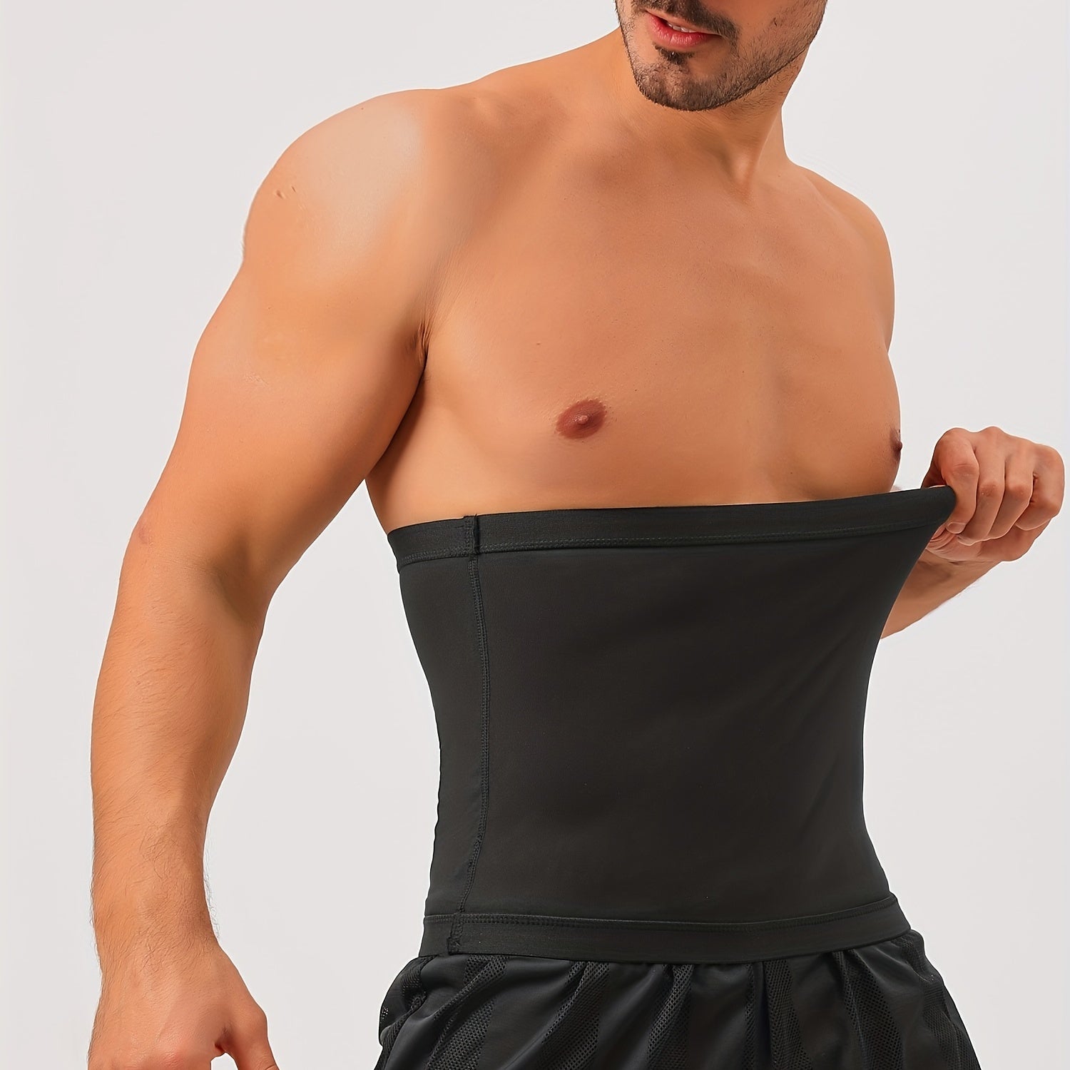 Size Up Waist Trimmer Sauna Ab Belt For Men - American Football