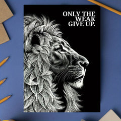 Lion and Quote Wall Stickers for Kids Room Decor