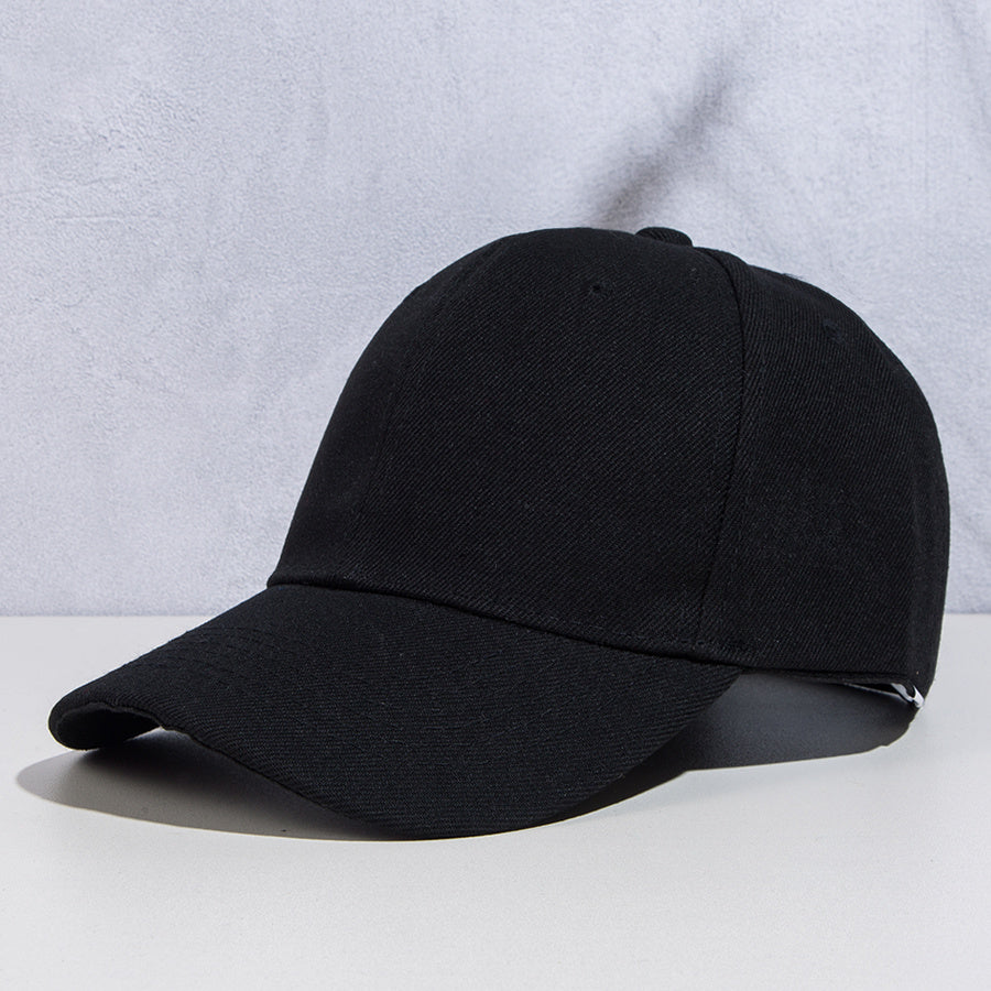 Versatile Baseball Cap Casual Solid Peaked Cap Sun Hat