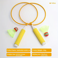 2pcs Badminton Racket Set Youth And Adult Outdoor Sports And Leisure Toy