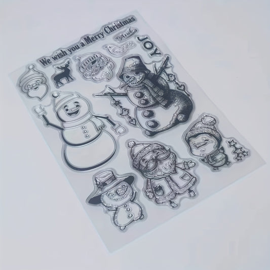 Christmas Series Transparent Stamp Party Supplies