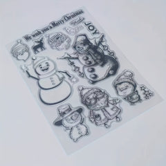 Christmas Series Transparent Stamp Party Supplies